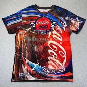 SMI Properties NASCAR Coca-Cola 600 T-Shirt Men’s XL All-Over Print 2019